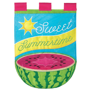 Sweet Summertime Melon Garden Flag - 603799945301 Sweet Summertime Melon Garden Flag - 603799945301