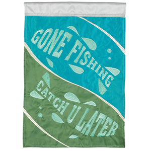 Flag Gone Fishing Polyester - 603799777353 Flag Gone Fishing Polyester - 603799777353