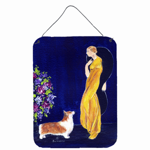 Lady with her Dog Wall or Door Hanging Prints - 615872612826 Lady with her Dog Wall or Door Hanging Prints - 615872612826