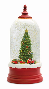 Snow Globe with Tree 10.5"H Plastic 6 Hr Timer 3 AA Batteries, Not Included or USB Cord Included - 746427807821 Snow Globe with Tree 10.5"H Plastic 6 Hr Timer 3 AA Batteries, Not Included or USB Cord Included - 746427807821