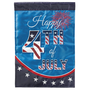 Happy 4Th Of July Garden Applique - 603799484909 Happy 4Th Of July Garden Applique - 603799484909