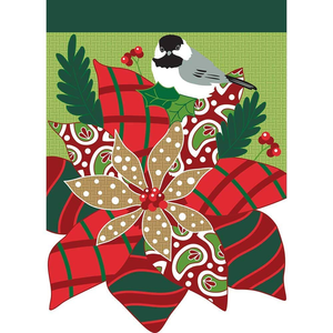 Poinsettia Garden Flag Garden Flag - 603799356701 Poinsettia Garden Flag Garden Flag - 603799356701