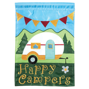 Flag Dbapp Garden Happy Campers Polyester - 787011017103 Flag Dbapp Garden Happy Campers Polyester - 787011017103
