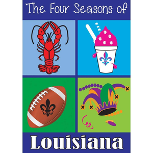 Four Season Of Louisiana Flag - 603799097369 Four Season Of Louisiana Flag - 603799097369
