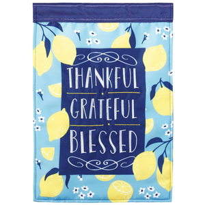 Flag Thankful Grateful Bless Garden - 603799594585 Flag Thankful Grateful Bless Garden - 603799594585