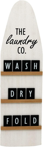 The Laundry Co.Wash Dry Fold Wood Home Signs Wall Decor-Rustic Farmhouse Home Decor|Large Vantage Wall Plaque for Living Room or Laundry Room - 745499048545 The Laundry Co.Wash Dry Fold Wood Home Signs Wall Decor-Rustic Farmhouse Home Decor|Large Vantage Wall Plaque for Living Room or Laundry Room - 745499048545