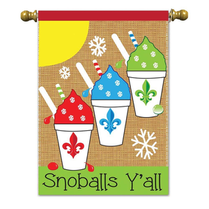 Garden Snoballs Y'All Flag - 787011019077 Garden Snoballs Y'All Flag - 787011019077