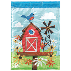 Barn Birdhouse House Flag - 603799483940 Barn Birdhouse House Flag - 603799483940