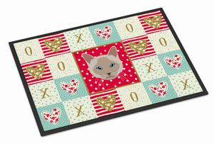 Cat Face XOXO Mat - 194030283684 Cat Face XOXO Mat - 194030283684