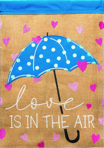 Flag Love Is In The Air Burlap - 603799777988 Flag Love Is In The Air Burlap - 603799777988