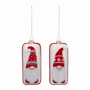 Gnome Ornament (Set of 12) 6.25"H Glass - 746427833158 Gnome Ornament (Set of 12) 6.25"H Glass - 746427833158