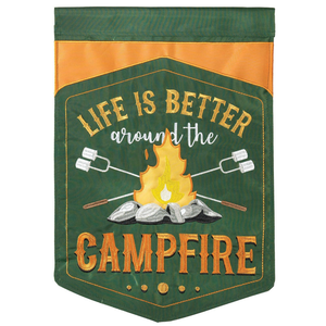 Campfire Garden Flag - 603799945288 Campfire Garden Flag - 603799945288