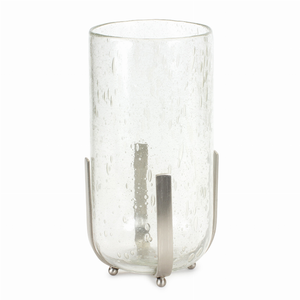 Candle Holder or Vase 6.25"D x 12.5"H Iron/Glass - 746427851336 Candle Holder or Vase 6.25"D x 12.5"H Iron/Glass - 746427851336