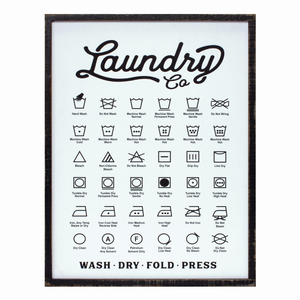 Laundry Sign 20"L x 26"H MDF/Wood - 746427856232 Laundry Sign 20"L x 26"H MDF/Wood - 746427856232