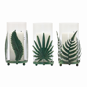 Candle Holder (Set of 6) 8.25"H Metal/Glass - 746427850957 Candle Holder (Set of 6) 8.25"H Metal/Glass - 746427850957