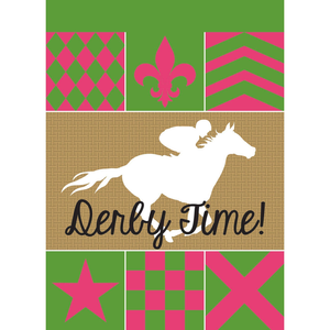 Garden Derby Silks Derby Time Flag - 603799475174 Garden Derby Silks Derby Time Flag - 603799475174