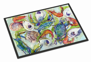 Shellfish Art Indoor or Outdoor Mat - 615872760817