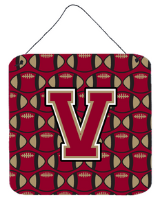 Monogram Letter Football Wall or Door Hanging Prints - 638508303790 Monogram Letter Football Wall or Door Hanging Prints - 638508303790