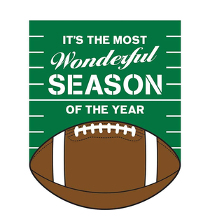 Most Wonderful Season Football Poly Flag - 603799353359 Most Wonderful Season Football Poly Flag - 603799353359