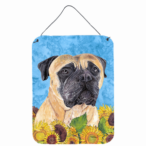 Summer Flowers Design with Dog Wall or Door Hanging Prints - 615872606214 Summer Flowers Design with Dog Wall or Door Hanging Prints - 615872606214