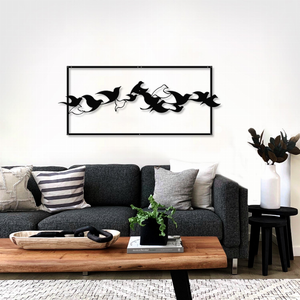 Birds Metal Wall Art - 733102522223 Birds Metal Wall Art - 733102522223