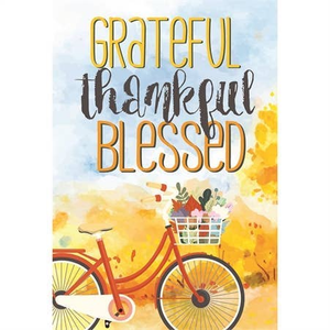 Garden Bicycle Grateful Thankful Flag - 603799885867 Garden Bicycle Grateful Thankful Flag - 603799885867