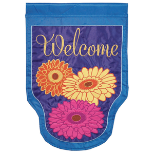 Gerber Daisies Welcome Garden Flag - 603799031592 Gerber Daisies Welcome Garden Flag - 603799031592