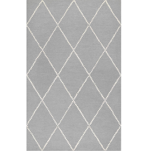 7'6" x 9'6" Feet Light Grey Ivory Hand-tufted Wool Rug - 655466738396 7'6" x 9'6" Feet Light Grey Ivory Hand-tufted Wool Rug - 655466738396