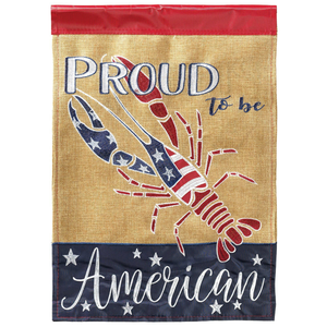 Crawfish Proud American Flag Garden - 603799484442 Crawfish Proud American Flag Garden - 603799484442