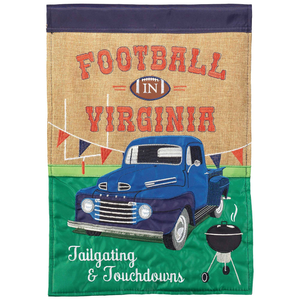 Football In Vaorg Flag Burlap Garden - 603799589734 Football In Vaorg Flag Burlap Garden - 603799589734