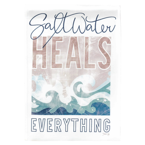 Saltwater Heals Everything House Print Flag - 603799499378 Saltwater Heals Everything House Print Flag - 603799499378