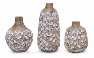 Vase (Set of 3) 5.25"H, 6"H, 8.75"H Resin - 746427828284 Vase (Set of 3) 5.25"H, 6"H, 8.75"H Resin - 746427828284