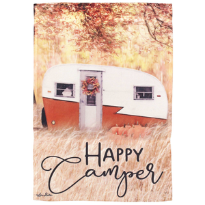 Fall Happy Camper Flag Poly Garden - 603799599702 Fall Happy Camper Flag Poly Garden - 603799599702