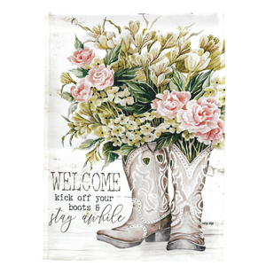 Welcome Kick Off Your Boots Print Flag - 603799499330 Welcome Kick Off Your Boots Print Flag - 603799499330