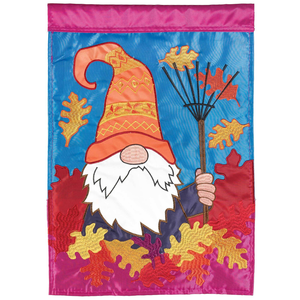 Fall Gnome With Leaves Flag Burlap - 603799600248 Fall Gnome With Leaves Flag Burlap - 603799600248