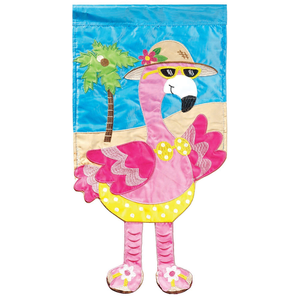 Flamingo Crazy Legs Garden Flag - 603799484862 Flamingo Crazy Legs Garden Flag - 603799484862