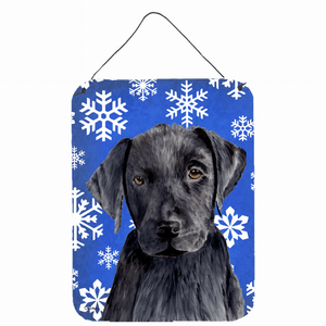 Winter Snowflakes Design with Dog Wall or Door Hanging Prints - 615872621873 Winter Snowflakes Design with Dog Wall or Door Hanging Prints - 615872621873