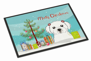 Christmas Tree Dog Art Indoor or Outdoor Mat - 638508146830 Christmas Tree Dog Art Indoor or Outdoor Mat - 638508146830