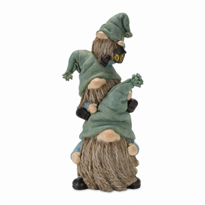 Triple Gnome Stack (Set of 2) 5.25"L x 11"H Resin - 746427854375 Triple Gnome Stack (Set of 2) 5.25"L x 11"H Resin - 746427854375