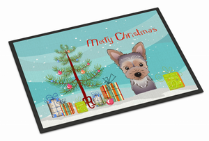 Christmas Tree Dog Art Indoor or Outdoor Mat - 638508142115 Christmas Tree Dog Art Indoor or Outdoor Mat - 638508142115