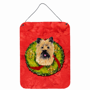 Christmas Wreath Design with Dog Wall or Door Hanging Prints - 615872606504 Christmas Wreath Design with Dog Wall or Door Hanging Prints - 615872606504