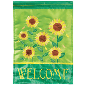 Welcome Sunflower Flag Poly - 603799483988 Welcome Sunflower Flag Poly - 603799483988