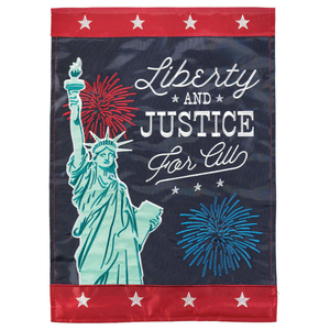Liberty Justic For All Flag Poly Garden - 603799484435 Liberty Justic For All Flag Poly Garden - 603799484435