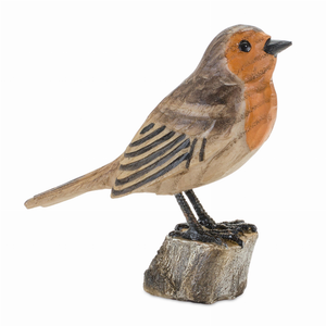 Bird on Stump (Set of 2) 4.25"H Resin - 746427857383 Bird on Stump (Set of 2) 4.25"H Resin - 746427857383