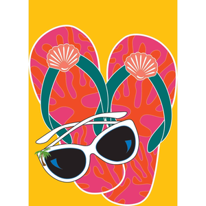 Sunglasses & Flip Flops Flag - 603799420815 Sunglasses & Flip Flops Flag - 603799420815