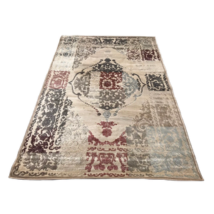 7'10" x 10'3" Feet Vintage Beige Silky Glam Area Rug - 655466747343 7'10" x 10'3" Feet Vintage Beige Silky Glam Area Rug - 655466747343