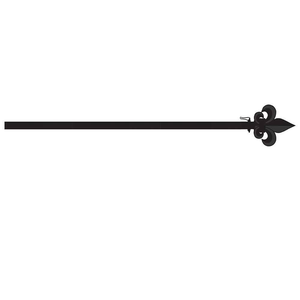 Flag Pole For House Flags With Fdl End - 787011200123 Flag Pole For House Flags With Fdl End - 787011200123