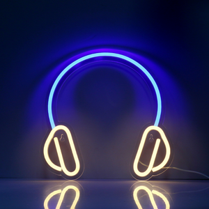 Headphones LED Neon Sign - 850009997548 Headphones LED Neon Sign - 850009997548