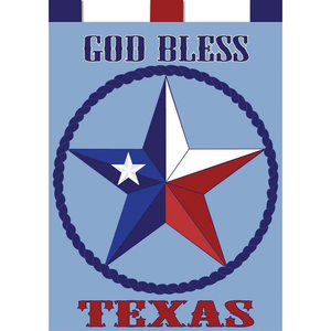 God Bless Texas-Appli Flag - 787011002390 God Bless Texas-Appli Flag - 787011002390
