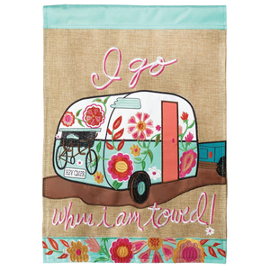 I Go Where I Am Towed Burlap - 603799935623 I Go Where I Am Towed Burlap - 603799935623